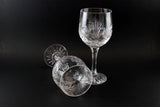 Bohemia Crystal Vintage Pinwheel Glasses