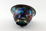 Antique Chinese Enamel and Metal Bowl