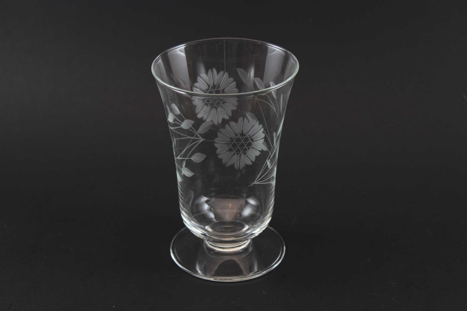 Cornflower Crystal Parfait Glasses Non-Optic