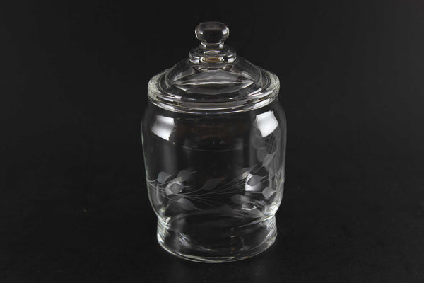 Hughes Corn Flower Crystal Jam/Condiment Jar