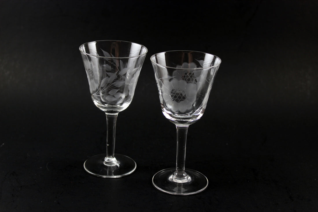 Hughes Cornflower Crystal Cordials