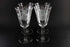 Hughes Corn Flower Crystal White Wine Glasses