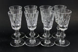Cross and Olive Crystal, Port Glasses