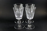 Cross and Olive Crystal, Port Glasses