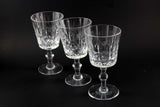 Cross and Olive Crystal Red Wine Glasses 