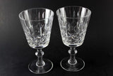 Cross and Olive Crystal Wine Glasses