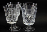 Cross and Olive Crystal, White Wine Glasses (4)