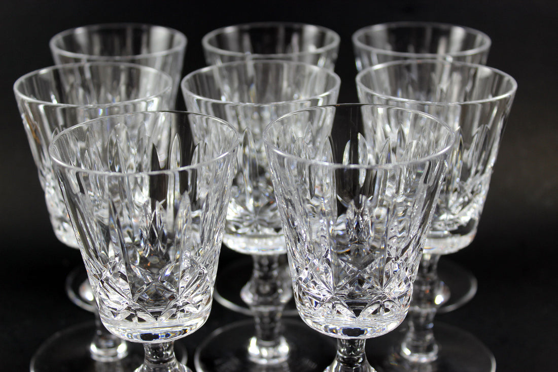 Cross and Olive White Wine Glasses 