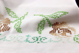 Vintage Cross Stitched Pillow Cases