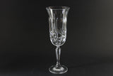 Cross and Olive Crystal Champagne Flute