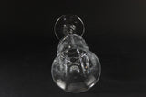 Cross and Olive Crystal Champagne Flute