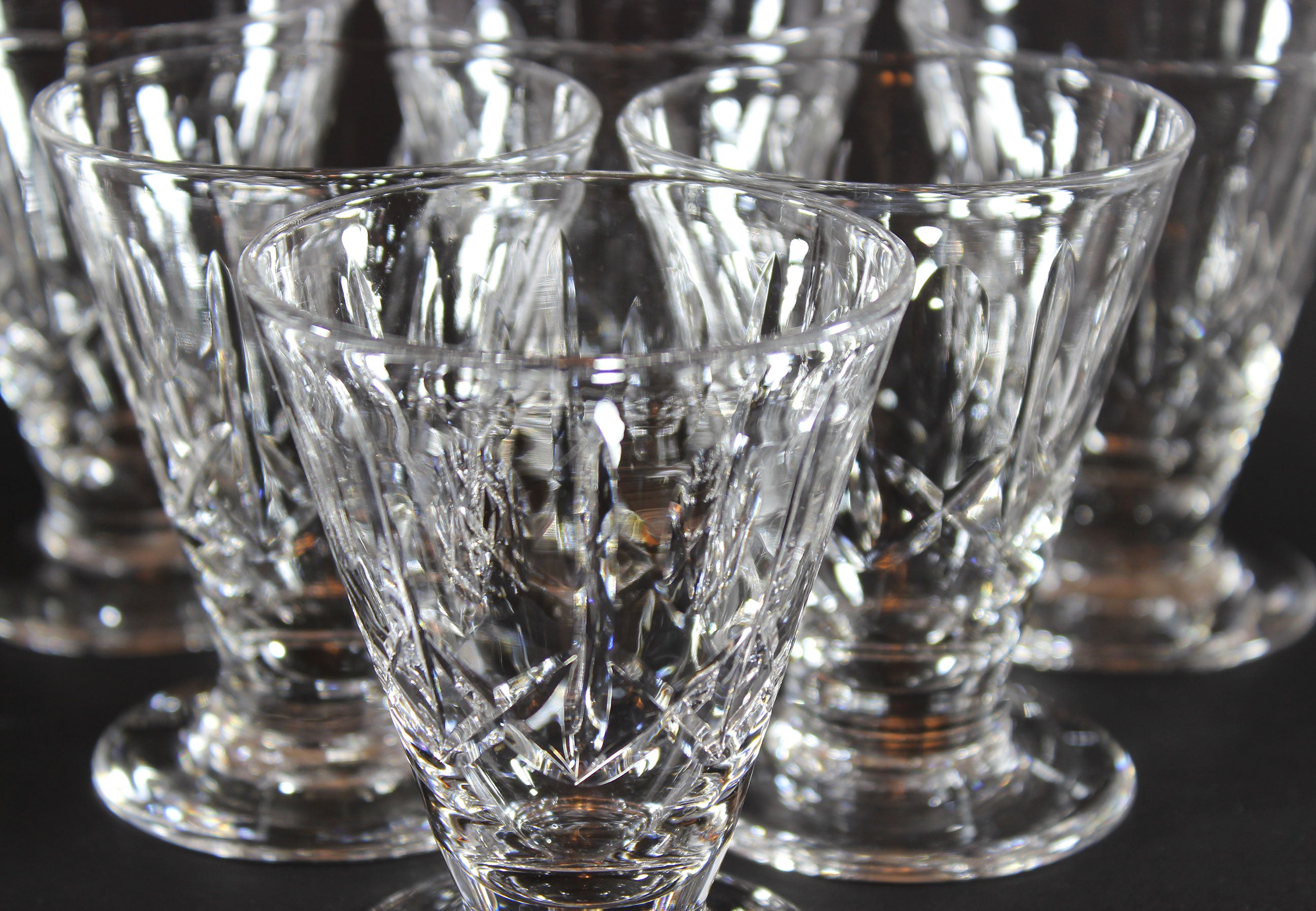 Cross and Olive Footed Juice Glass