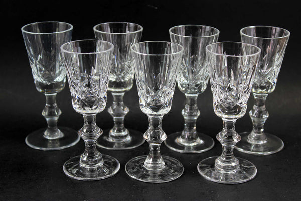 Cross and Olive Tall Liqueur Glasses