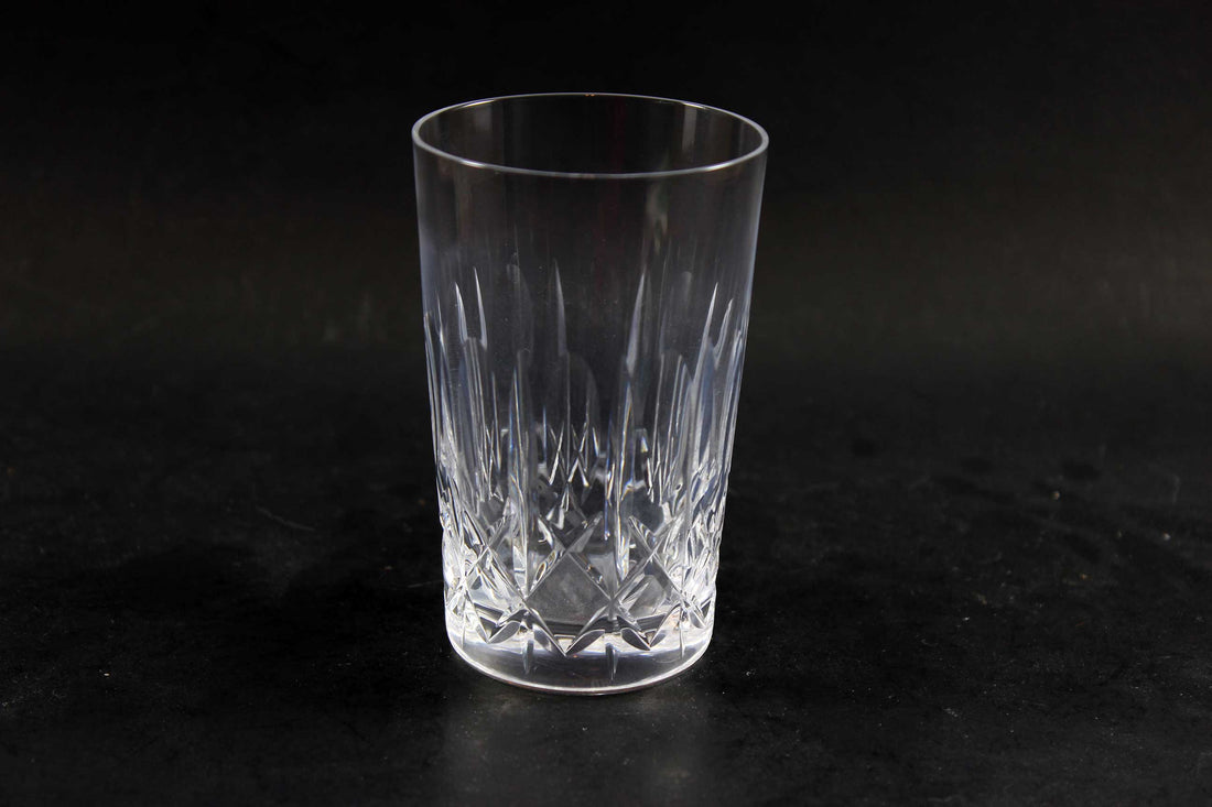 Cross and Olive Crystal, Flat Tumbler or Juice Glass
