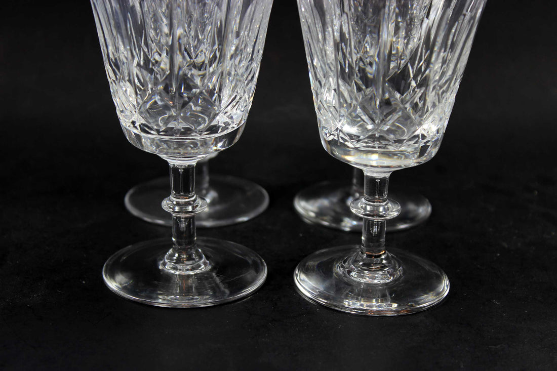 Cross and Olive Crystal,  White Wine Glasses