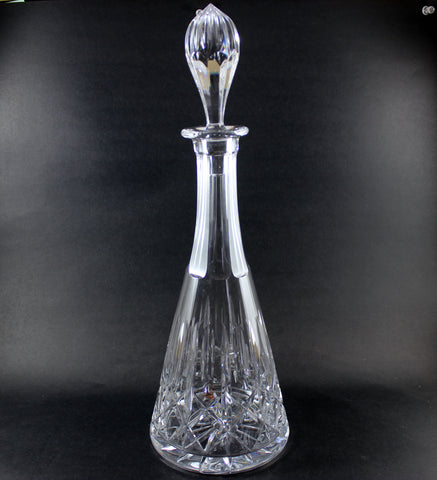 Cross and Olive Crystal Wine Decanter