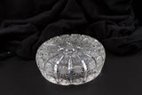 Czech Bohemia Hand Cut Queen Lace Crystal Ashtray