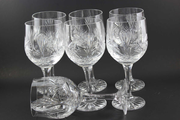 Bohemia Crystal Vintage Wine Glasses (7)