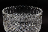 Large Diamond Cut Crystal Bowl