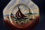 Empire Ware EP Co. Antique Plate - Stormy Waters