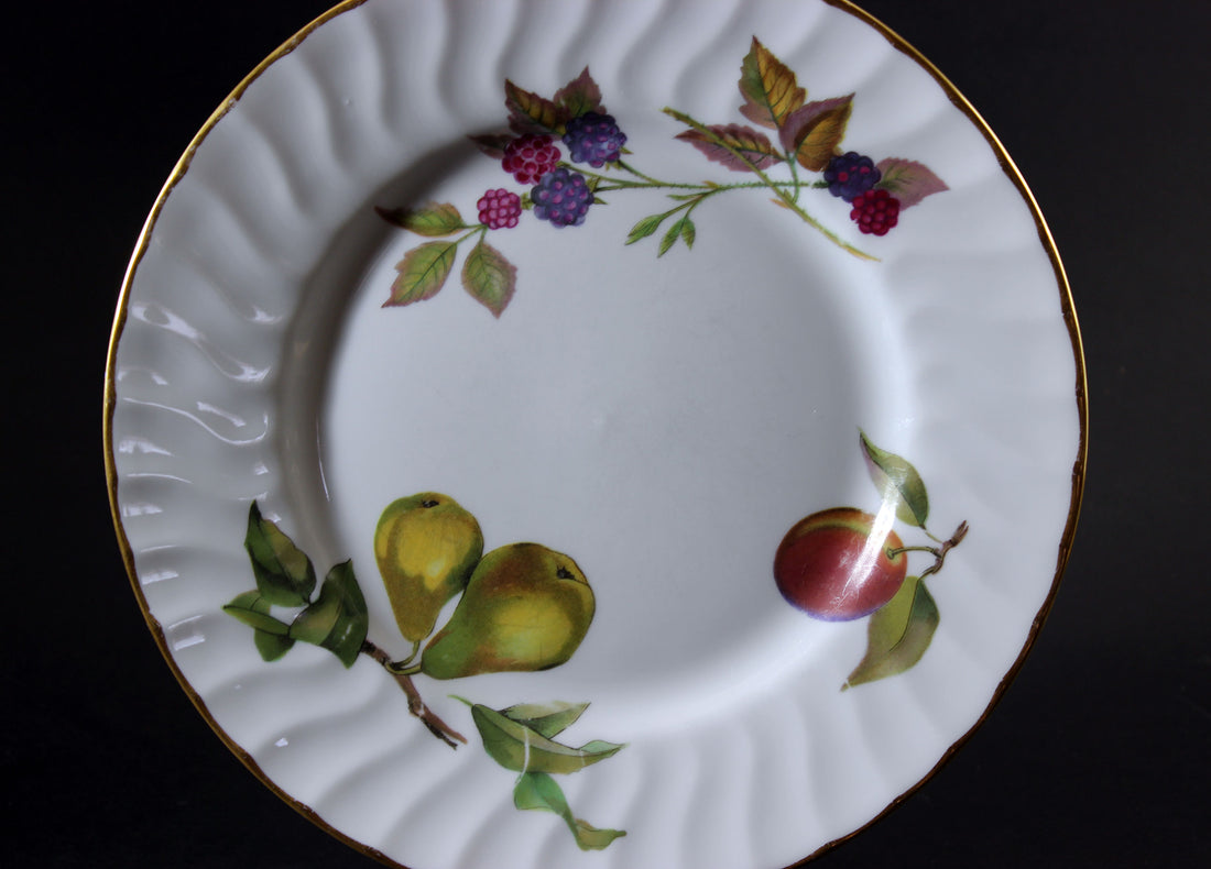 Evesham Gold, Royal Worcester, Salad Plates