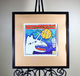 Dave Faville, Dunk Doggie Dunk, Signed Limited Edition Serigraph