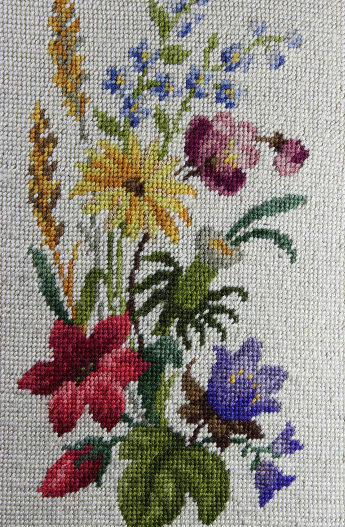 Needlepoint Floral - Framed