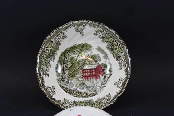 Friendly Village, Johnson Brothers, Round Cereal Bowls