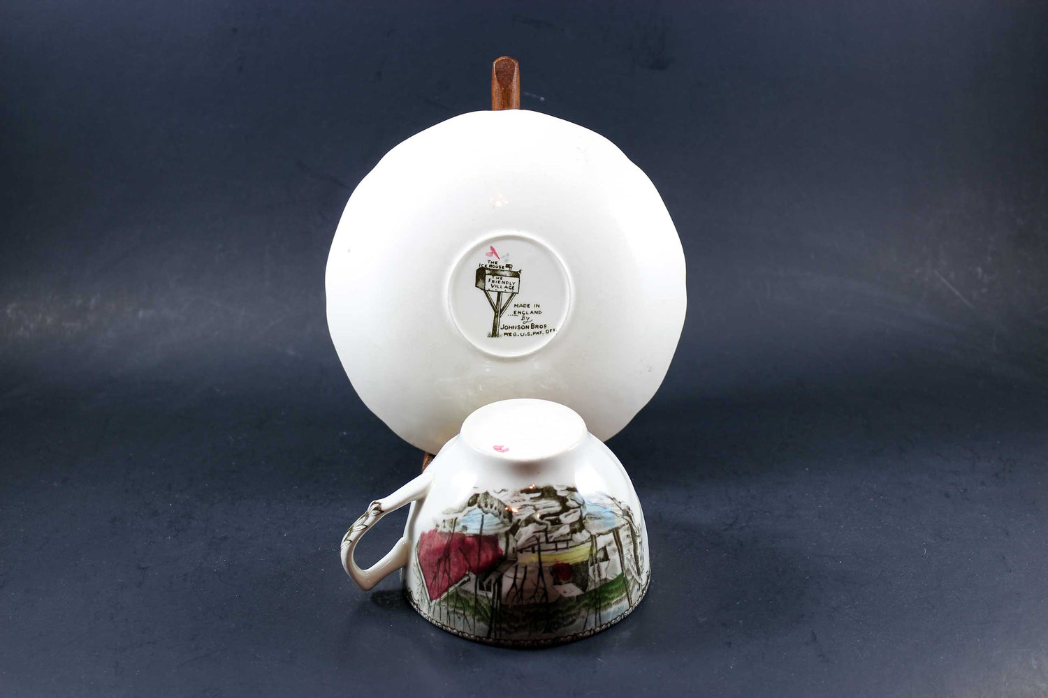 Friendly Village, Teacup and Saucer