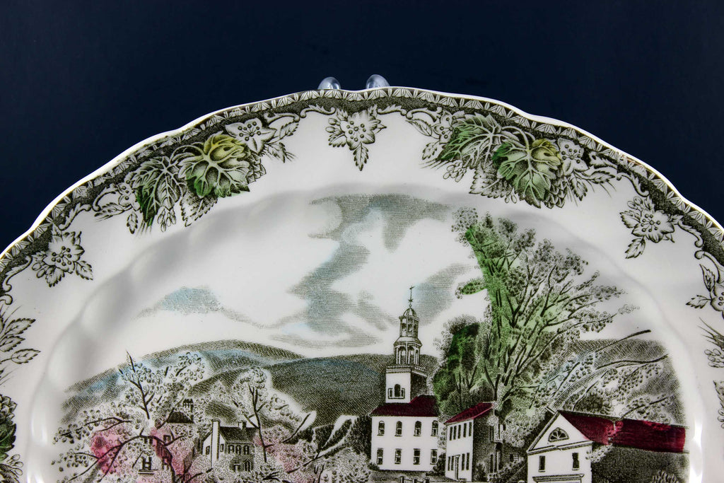 Johnson brothers friendly village platter top