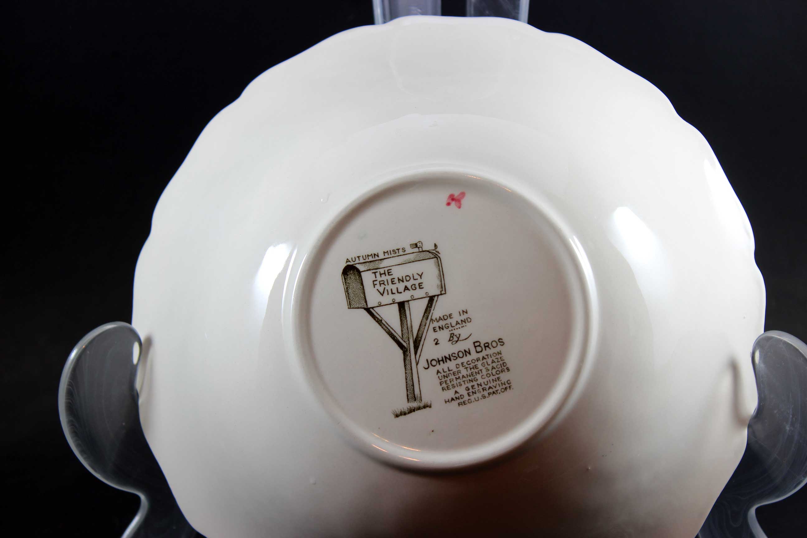 Friendly Village, Johnson Brothers-Round Serving Bowl