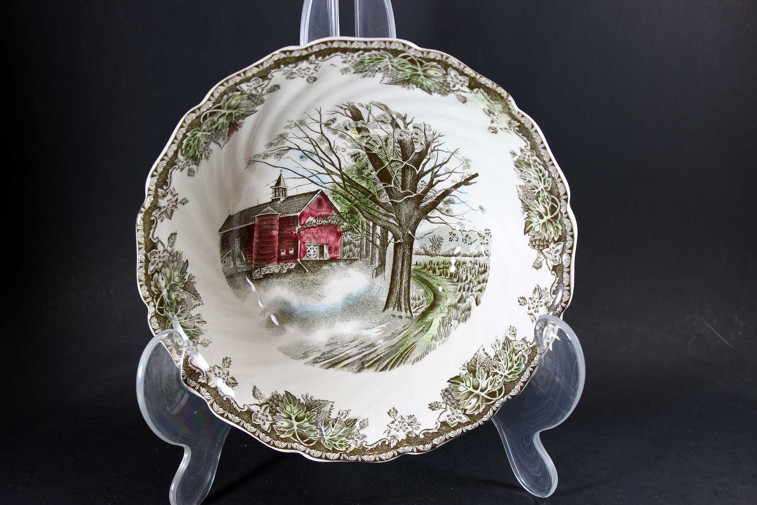 Friendly Village, Johnson Brothers-Round Serving Bowl