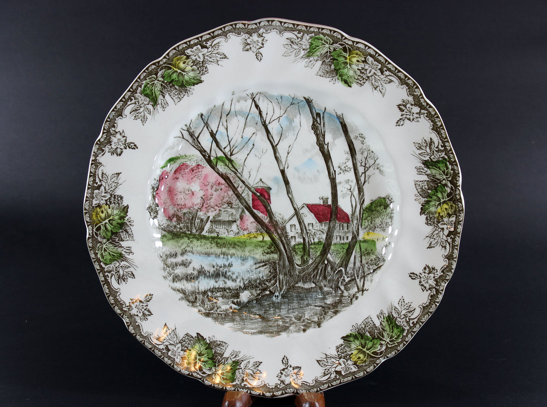 Friendly Village, Willow By The Brook Plate