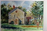 Gordon Peters Original Watercolour-St. John's Anglican, Mono Mills