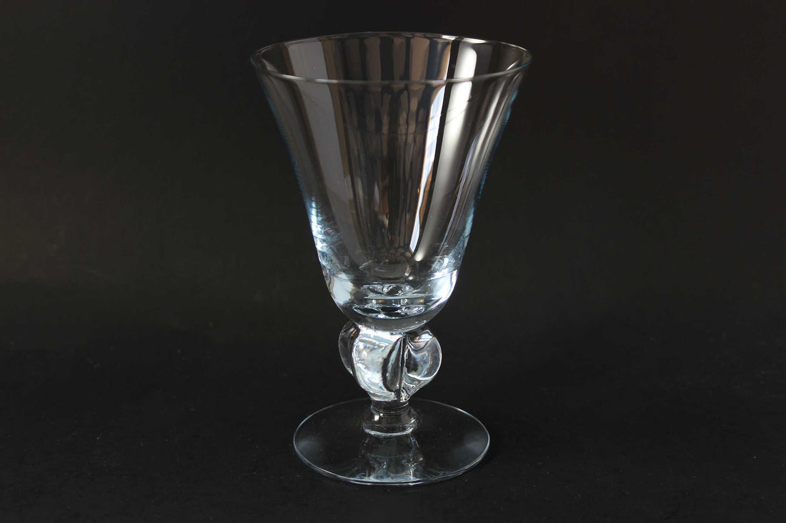 Gulli Blue Crystal Stemware by Swedish