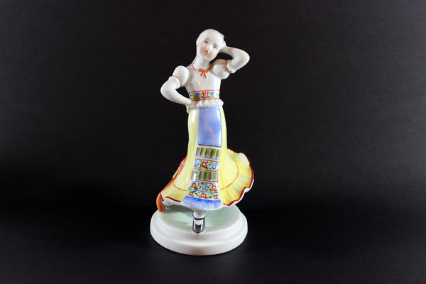 Herend Hungary, Dancing Girl Figurine