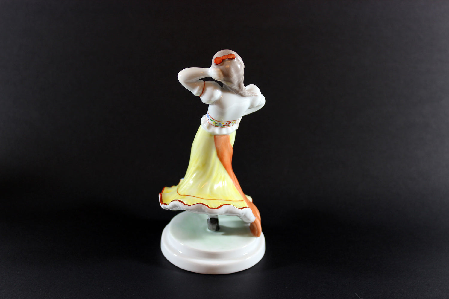 Herend Hungary, Dancing Girl Figurine