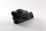 Old Soapstone Sculpture-Hunter and Seal- Lucassie