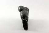 Old Soapstone Sculpture-Hunter and Seal- Lucassie