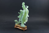 Chinese Green Stone Carving, Woman