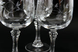 Princess House Bordeaux 7" Crystal Wineglasses (6)