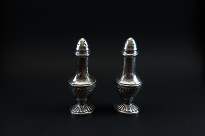 Viking Salt &amp; Pepper, Silverplate Vintage Art Deco