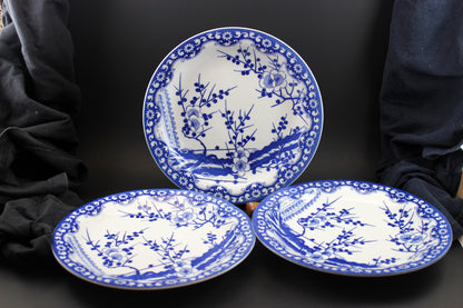 Northland Porcelain Blue &amp; White Fine China Japan Plates 