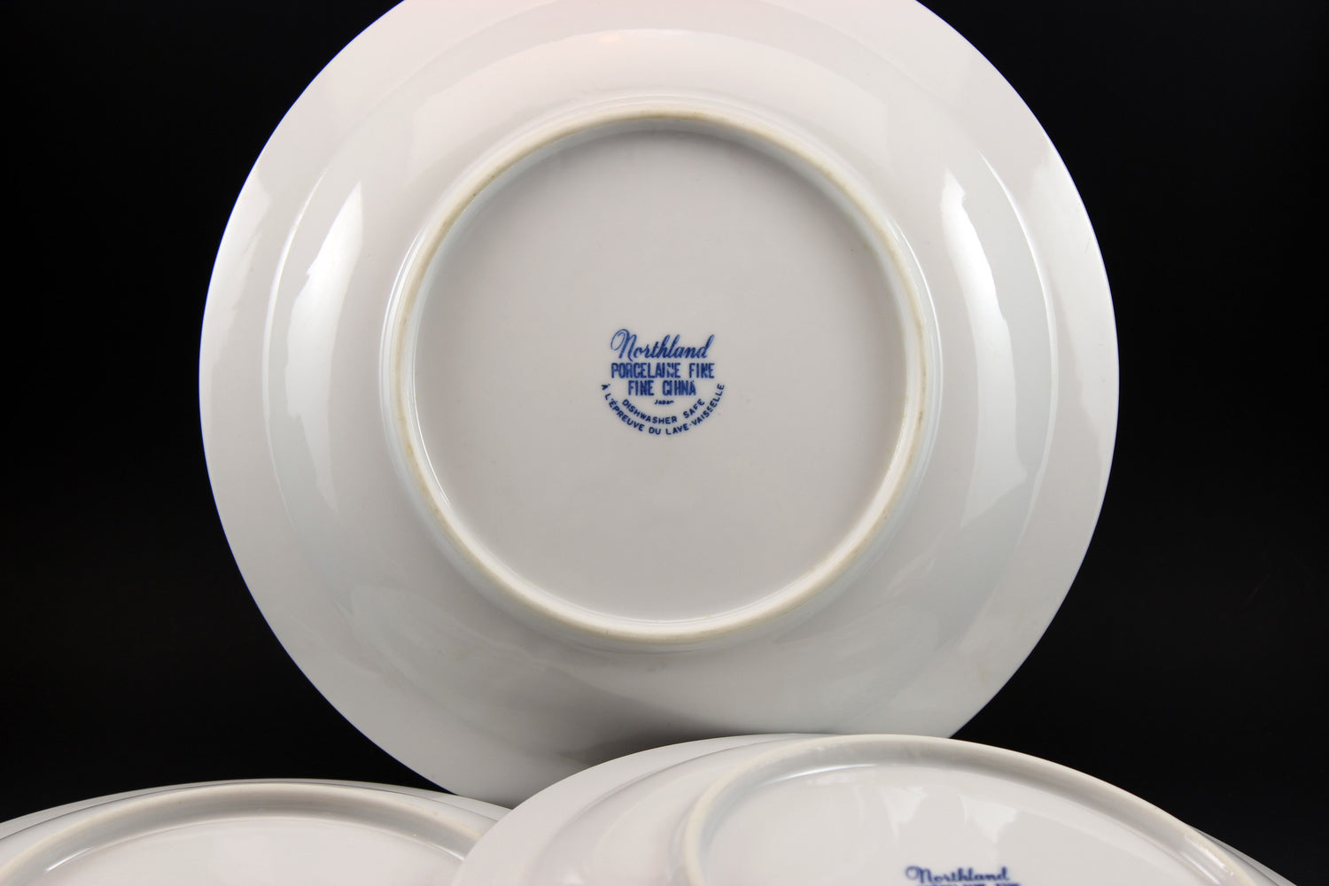 Northland Porcelain Blue &amp; White Fine China Japan Plates