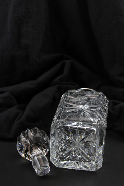 Crystal Decanter - Czech Bohemia Pinwheel