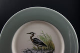 Great Blue Heron cabinet plate by Dennis Puleston