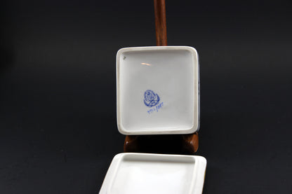 Herend Hungary Porcelain Trinket Box - Vintage