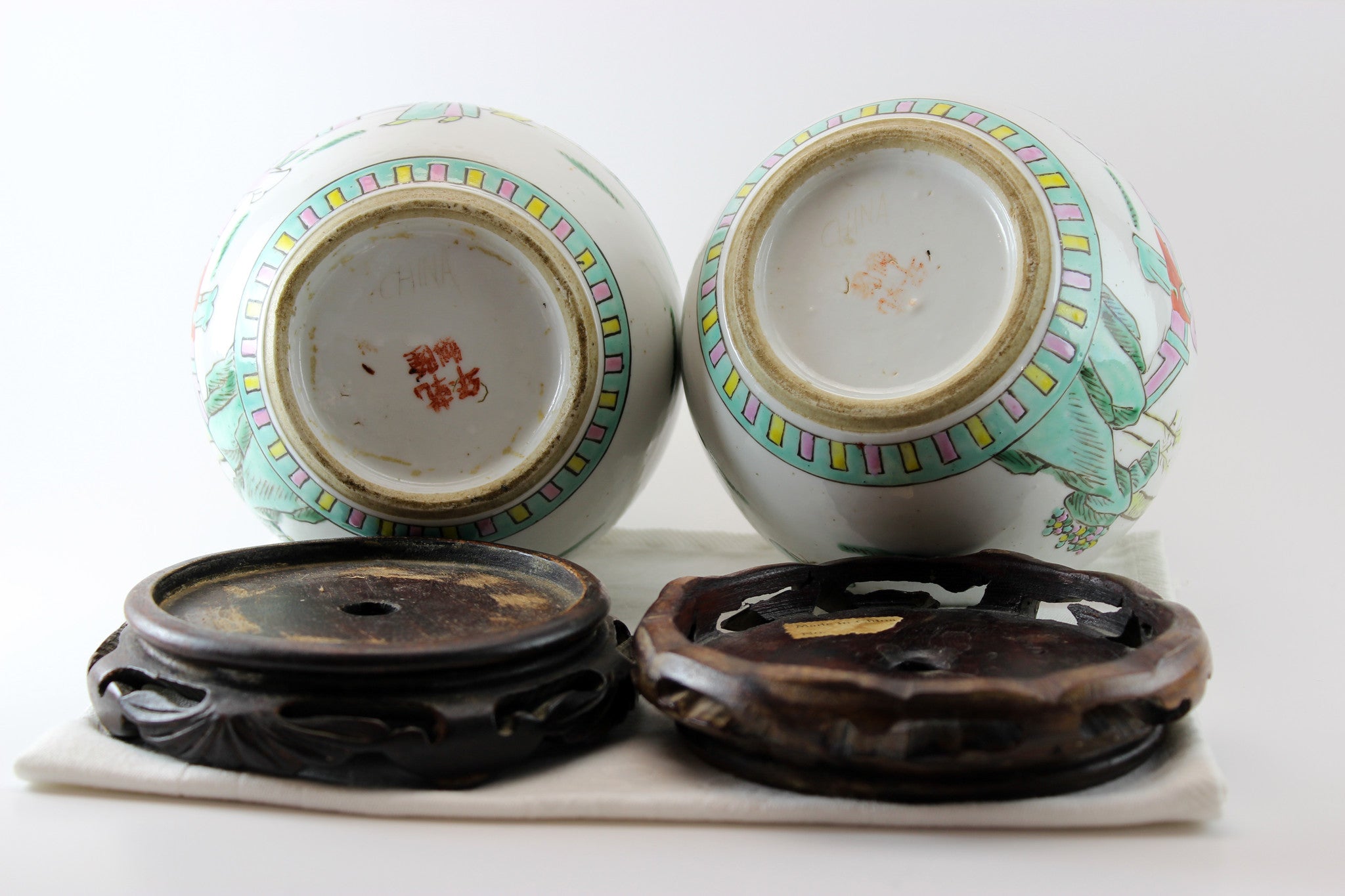 Antique Chinese Porcelain Ginger Jars