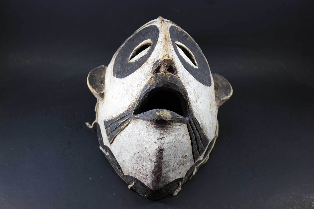 Igbo Carved Wooden Mask, Nigeria