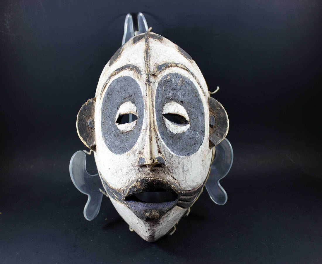 Igbo Carved Wooden Mask, Nigeria